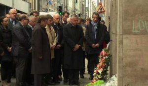 Un mois après les attentats, hommage en Belgique (2)