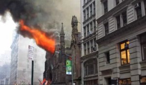 New York : une église de Manhattan totalement détruite par les flammes