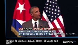 Attentats de Bruxelles - Barack Obama : "Le monde doit s'unir"