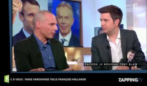 C à Vous : Yanis Varoufakis tacle François Hollande, "il mérite d'être oublié rapidement" (Vidéo)