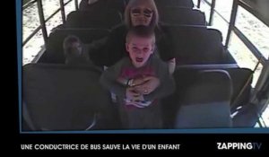 Une conductrice d'un bus sauve un petit garçon de l'étouffement (Vidéo)