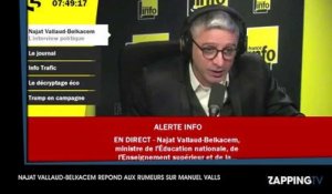 Najat Vallaud-Belkacem énervée par les rumeurs sur Manuel Valls, elle pousse un coup de gueule ! (Vidéo)