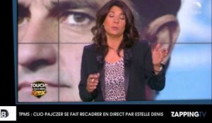 TPMS : Clio Pajczer trop vulgaire, Estelle Denis la recadre en direct (Vidéo)