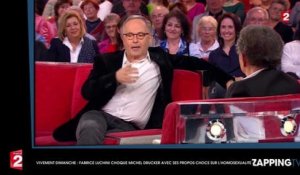 Vivement Dimanche : Fabrice Luchini choque Michel Drucker avec ses propos chocs sur l'homosexualité (Vidéo)