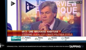 Stéphane Le Foll : taclé par une manifestante de Nuit Debout, il pousse un gros coup de gueule