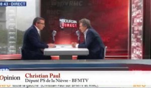 Christian Paul : «Je ne voterai pas la motion de censure de la droite»
