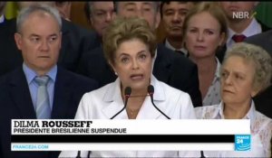 BRÉSIL - Destitution de Dilma Rousseff - La présidente appelle à se mobiliser contre "le coup d'État"