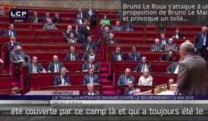 Bruno Le Roux chahuté, tension à l'Assemblée
