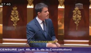 Valls : "Je ne laisserai pas la gauche détruire la social-démocratie française"
