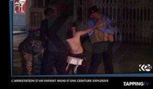 L'arrestation d'un enfant kamikaze de Daesh muni d'une ceinture explosive (Vidéo)
