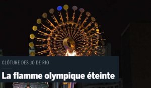 Rio 2016 : la flamme olympique éteinte pour marquer la fin des JO