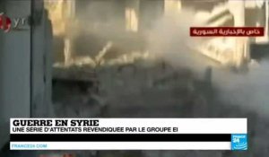 SYRIE : Le groupe État islamique revendique une série d'attaques à la bombe