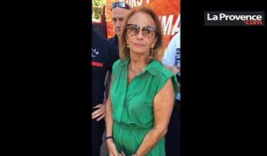 Incendie : Danielle Milon, maire de Cassis, félicite les secours