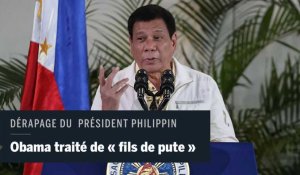 Le président philippin traite Obama de "fils de pute"