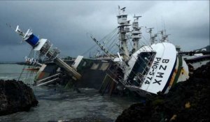 Taïwan: au lendemain du passage du typhon Meranti