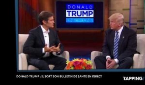 USA : Donald Trump sort son bulletin de santé à la télévision (vidéo)