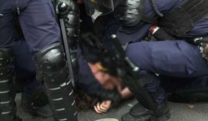 Manifestation contre la loi travail: échauffourées à Paris
