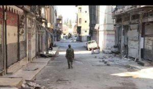 Dans le souk d'Alep, les soldats ont remplacé les commerces
