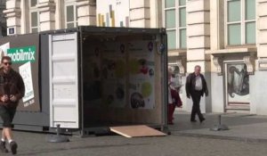 Semaine de la mobilité : des conteneurs informatifs à Bruxelles