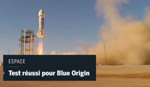 Blue Origin teste avec succès le système d'éjection d'urgence de sa fusée