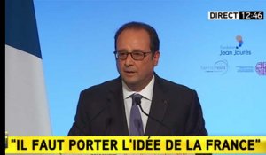 François Hollande : «Au terme de la lutte, la démocratie triomphera»