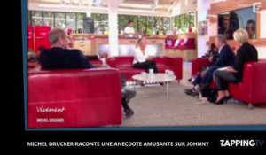 C à Vous : Michel Drucker raconte une drôle d'anecdote sur Johnny Hallyday (Vidéo)