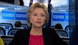 Clinton: "Les gens ont vu une différence très nette entre nous"