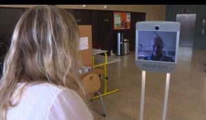 Enfants hospitalisés: un robot pour être un peu chez eux