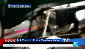 #URGENT - Une centaine de blessés : Un train de banlieue déraille à Hoboken près de New York