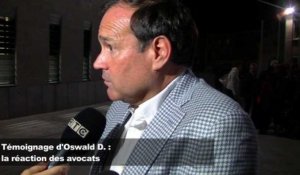 Témoignage d'Oswald D. : la réaction des avocats