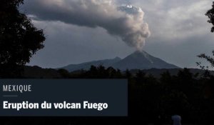 Timelapse du volcan Fuego en éruption à Colima au Mexique