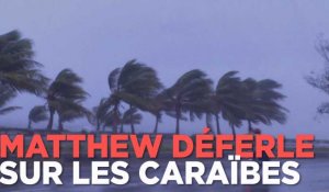 L'ouragan Matthew déferle sur les Caraïbes 