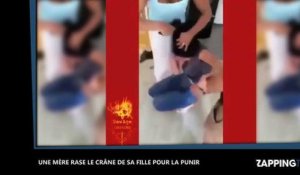 Une mère rase le crâne de sa fille pour la punir, la vidéo buzz
