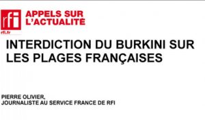 Interdiction du burkini les plages françaises.