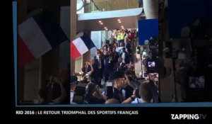 JO 2016 : Les médaillés français accueillis en héros avec une Marseillaise vibrante (Vidéo)
