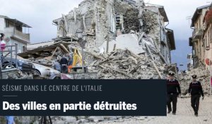 Italie : des villes en partie détruites par un séisme