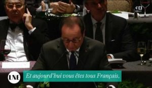 La nouvelle édition, C8 : l'Homme d'Etat de l'année, les remerciements de François Hollande en anglais