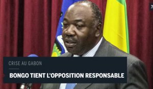 Crise au Gabon : Ali Bongo tient l'opposition responsable