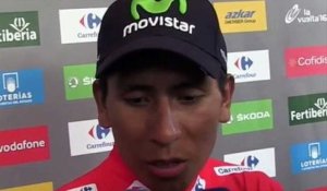 La Vuelta 2016 - Nairo Quintana : "On a reposé les jambes avant la grande étape de montagne et L'Aubisque"