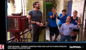 Fort Boyard : Thierry Samitier perd son slip en pleine épreuve, son équipe pleure de rire (vidéo)
