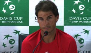 Coupe Davis: Nadal "heureux d'être de retour" sur un tour