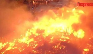 Brésil: un incendie gigantesque ravage une favela de Sao Paulo