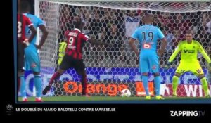 Nice - OM : Mario Balotelli marque un doublé pour ses débuts en Ligue 1 (Vidéo)