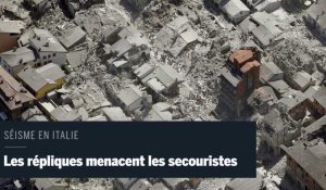 Séisme en Italie : "les répliques menacent les secouristes"