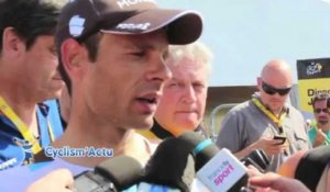 Tour de France 2013 - Jean-Christophe Peraud : "Le but, me replacer au général"