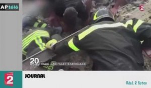 Zapping TV : l'incroyable sauvetage d'une fillette coincée sous les décombres