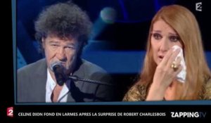 Le Grand Show : Céline Dion en pleurs après la surprise de Robert Charlebois (vidéo)