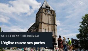 L'église de Saint-Etienne-du-Rouvray rouvre ses portes deux mois après l'attentat