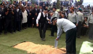 Le cercueil de Shimon Peres mis en terre à Jérusalem
