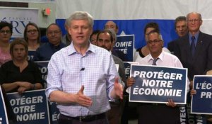 Canada: Stephen Harper en campagne avant les législatives